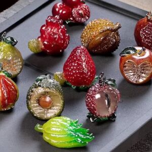 Mini color-changing fruit tea pet figurine, including shipping and taxes.